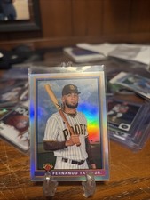 2021 Fernando Tatis Jr. Bowman Chrome Refractor 1991 Throwback #91B-FT Padres