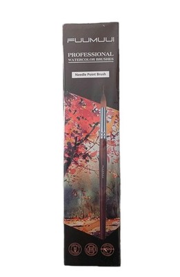 Fuumuui Watercolor Brushes Professional 6 Piece Extended Needle Point Paint