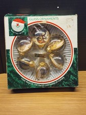 ORIGINAL HUMMEL SET OF 6 PLASTIC DOUBLE SIDED ORNAMENTS IN ORIGINAL BOX-EUC