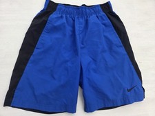 Nike Dri-FIT Mesh Athletic Shorts Blue Quick Dry Elastic Waist Men's Size S READ