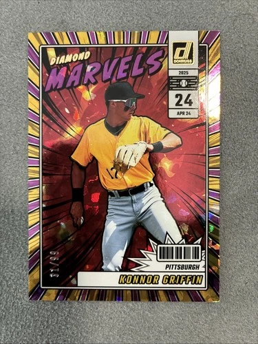 KONNOR GRIFFIN 2025 Panini Donruss Diamond Marvels pink xplosion /99