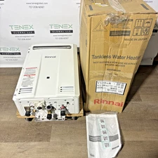 Rinnai V53DeN Outdoor Tankless Water Heater 120k BTU Natural Gas (B-8 #1274)