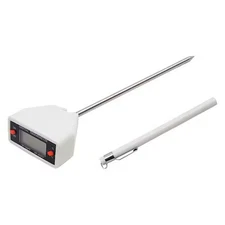 Zoro Select 23Nu20 4-3/4" Stem Digital Pocket Thermometer, -58 Degrees To 572