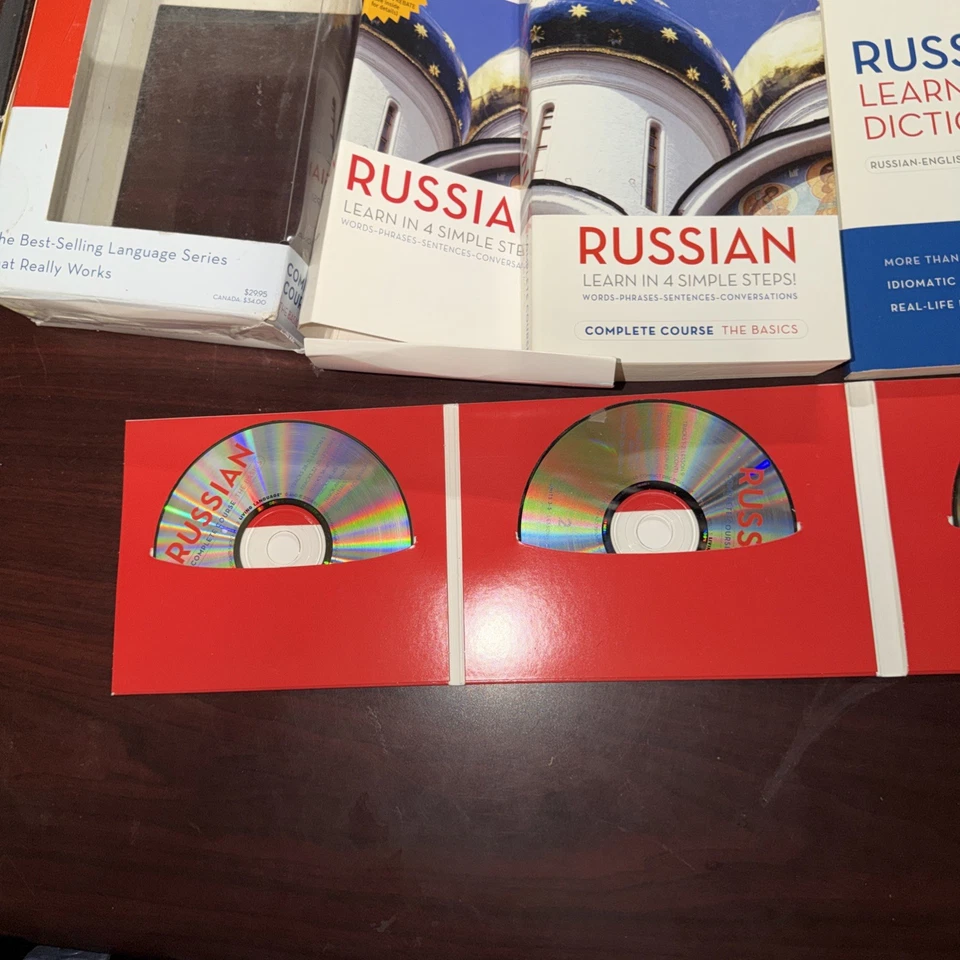 Living Language Russian - The Basics Complete Course Book Plus 4 Audio CDs - Image 3 of 4
