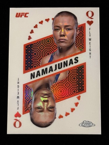 Rose Namajunas 2025 Topps Chrome UFC Kings and Queens KAQ-8 MMA