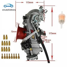 Slant Side Carburetor For Keihin FCR41 41mm Honda XR650 XL650 Racing Motorcycle