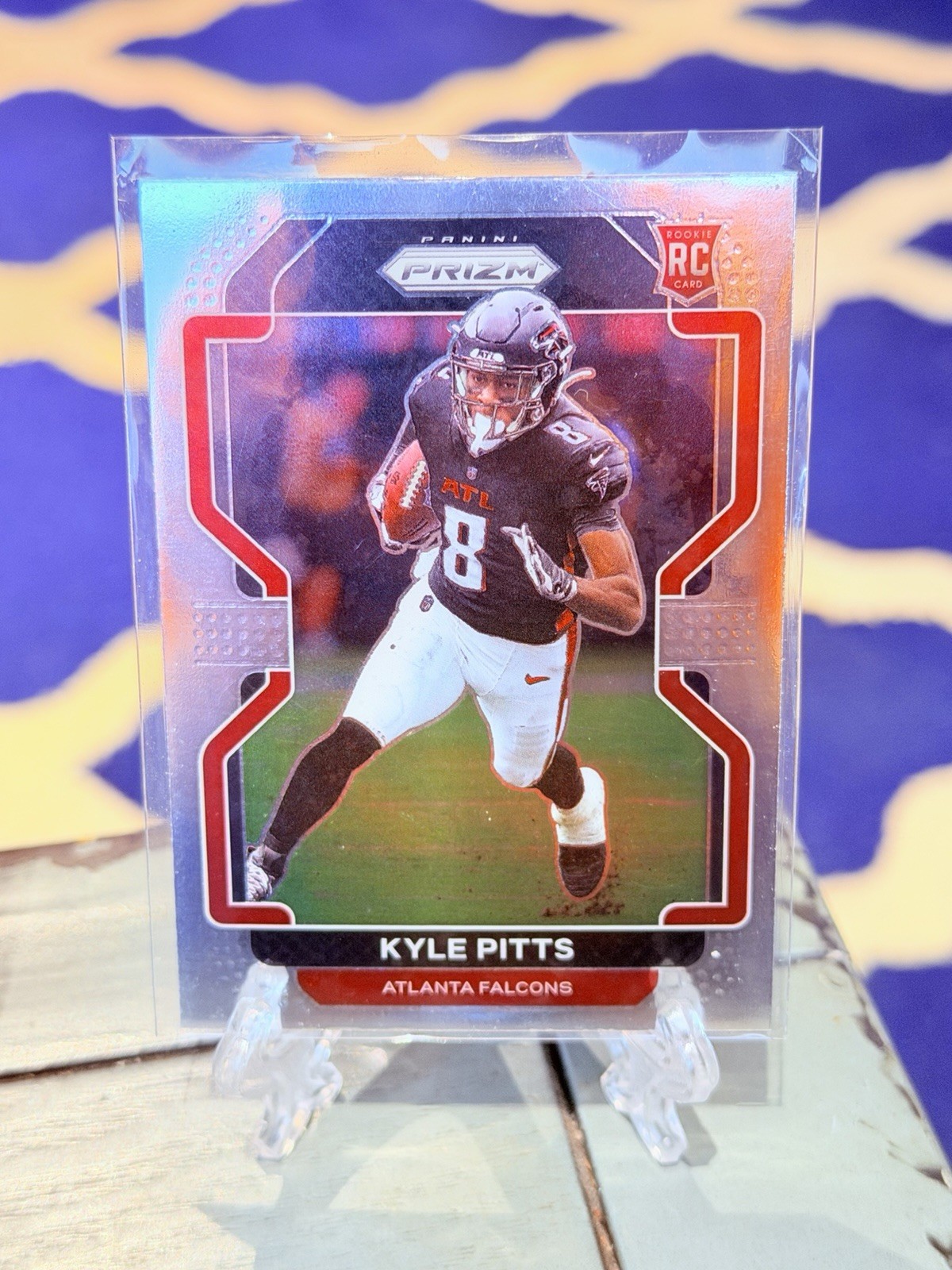 2021 Panini Prizm Kyle Pitts #341 Silver Prizm (RC) Atlanta Falcons