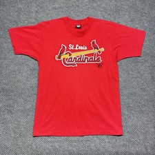 Vintage 1990 St. Louis Cardinals T-Shirt Large Major League Baseball RARE MENS