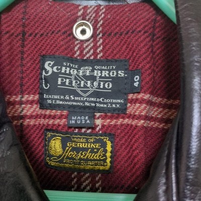 Schott 613SJH Special Japan Horse One Star Horsehide Riders Jacket