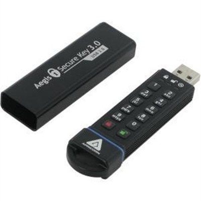 Apricorn ASK316GB 16GB Aegis Secure Key USB 3.0 Flash Drive