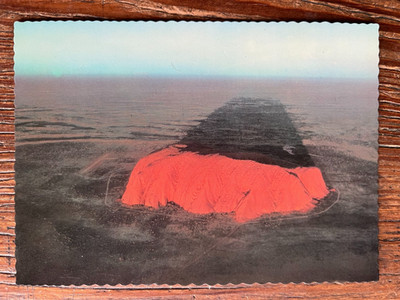 Australische Postkarte - AYERS ROCK, Uluru-Kata Tjuta Nationalpark, UNESCO Stätte