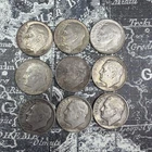 Lot of 9 Silver Roosevelt Dimes - FV703