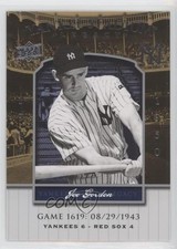 2008 Upper Deck Yankee Stadium Legacy Joe Gordon #YSL1619 HOF 3h2