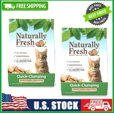 2 bag Naturally Fresh Eco-Friendly Quick-Clumping Cat Litter, 14 lb Bag, Odor
