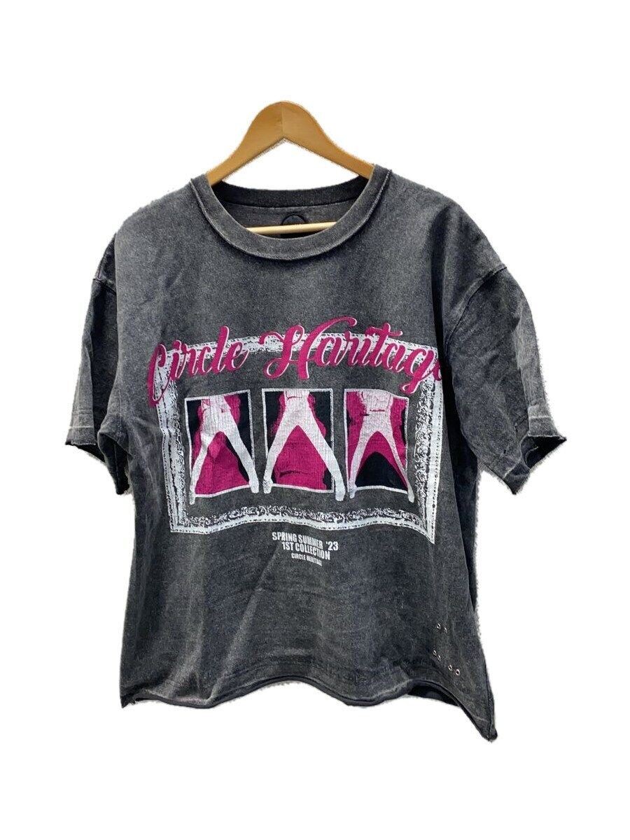 ALTRA T shirt altre marche circle heritage XL cotone grigio 23010309 usata