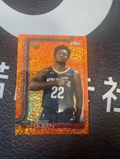 DERIK QUEEN 2025-26 TOPPS CHROME #263 IMAGE VAR ORANGE SPECKLE REFRACTOR RC /25