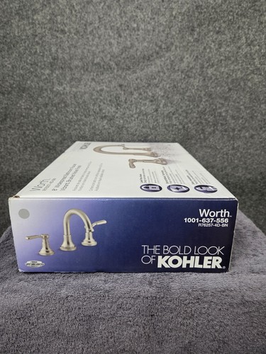 Rubinetto bagno diffuso 8" vibrante finitura nichel spazzolato Kohler - Foto 3 di 4