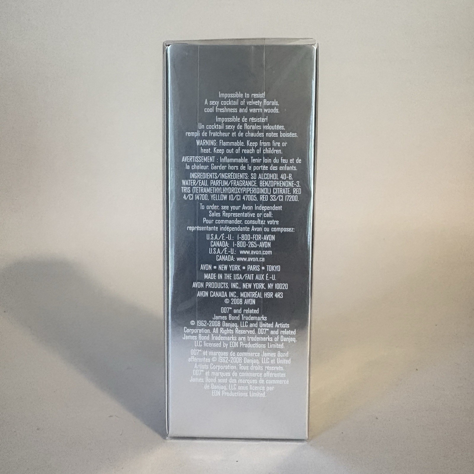 Avon Bond Girl 007 Eau De Parfum Spray 1.7 fl oz New & Sealed 2008