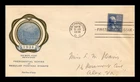 DR JIM STAMPS US COVER JAMES K POLK PRESIDENTIAL FDC SCOTT 816 RICE CACHET