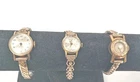 Vintage Rolled Yellow Gold Ladies Watch Bundle Timex Oris Services 48.00g