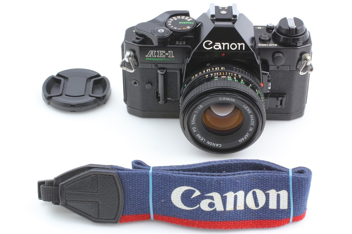 【完動品】Canon AE-1 PROGRAM + FD 50mm F1.8 Amazon.com: Canon 50MM f1.8 FD Mount Lens for SLR Canon A-1