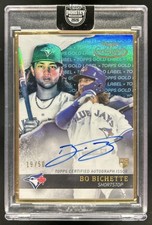 2020 Topps Gold Label Bo Bichette Framed Auto Autograph RC Blue Rookie #/50 Jays