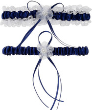 Wedding Garter for Bride Lace Bridal Elastic Garter Belt Something Blue Wedding