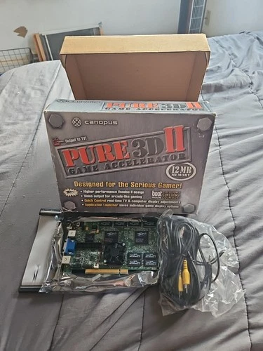 Canopus Pure 3D II Game Accelerator  -PCI - Vintage 1998