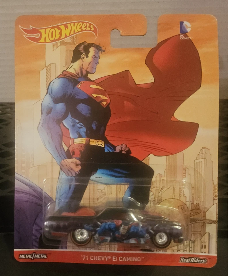 Lote de 3 Hot Wheels DC Comics: '71 El Camino Custom 52 Chevy Quick D- Livery Foto 2 de 4