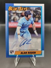 2025 Topps Update Series - 1990 Topps Baseball Autographs Alan Roden...