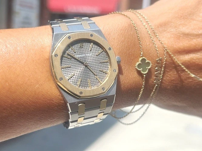 Audemars Piguet — 18K Yellow Gold/Stainless Steel Audemars Piguet Royal Oak 33 MM 56175SA