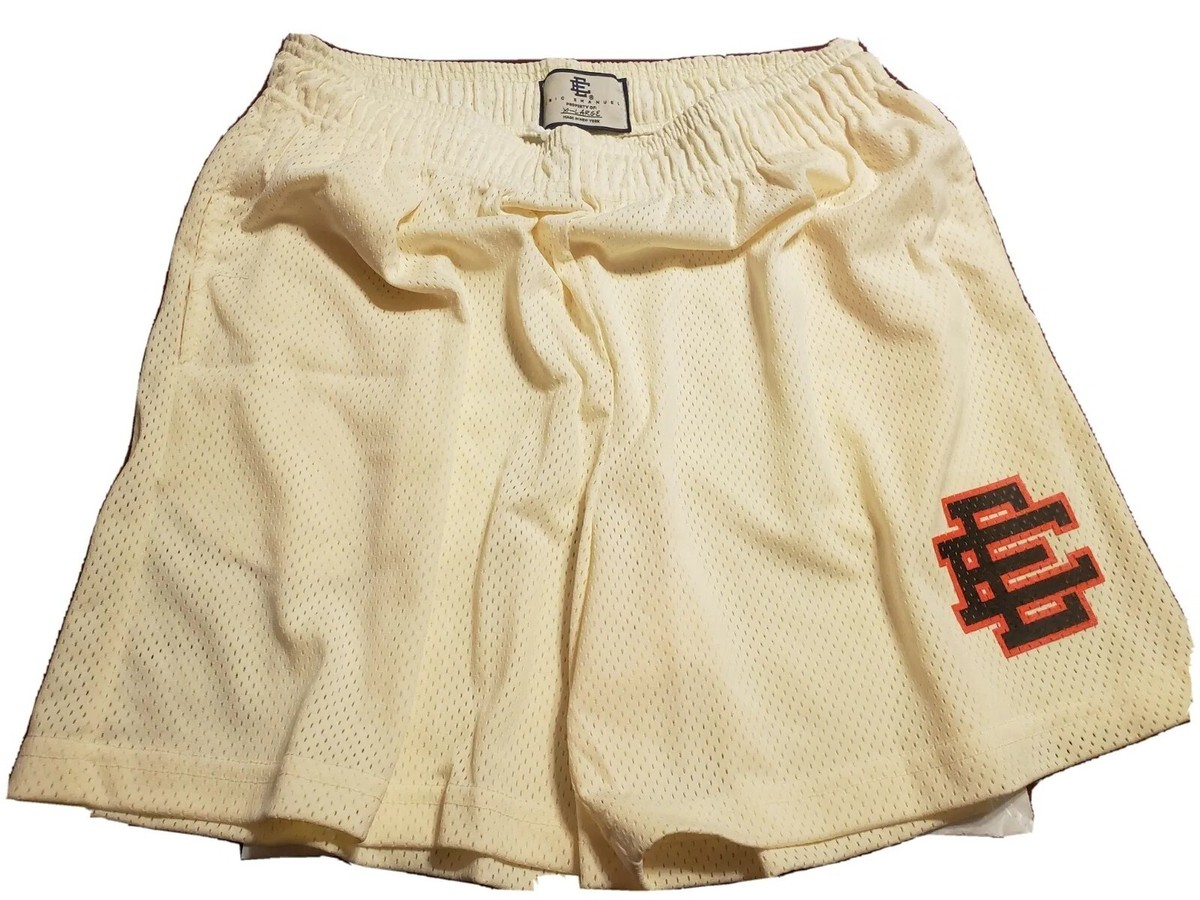 Eric Emanuel basic shorts Antique White/ Orange size XL 100