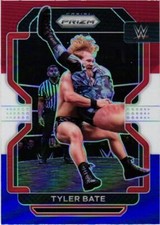 2022 Panini Prizm WWE #122 Tyler Bate Red, White and Blue