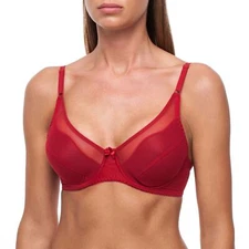 Padded Full Coverage Plus Size Underwire Minimizer Comfortable Lace Figure Bra