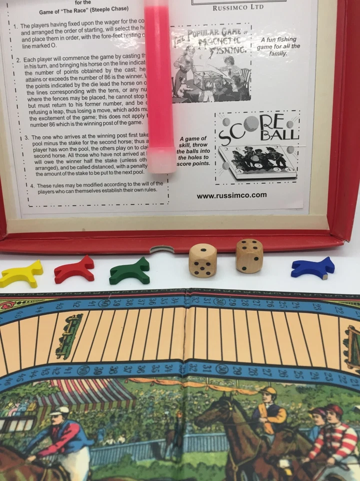 Steeple Chase Retro Board Game - Heritage Toys And Games - Image 2 of 4