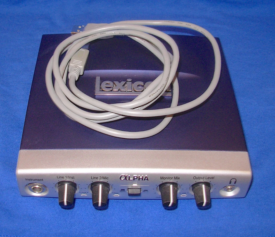 Lexicon Alpha Digital Recording Audio Interface - Model LEXALPHA V - Image 2 of 4