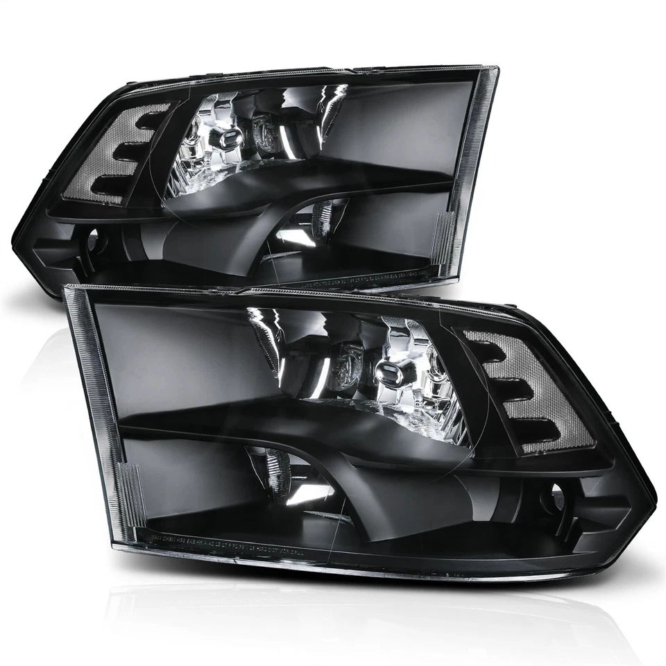Par de faros aptos para Ram 1500 2500 3500 2011 2012-2018 montaje faros Foto 3 de 4