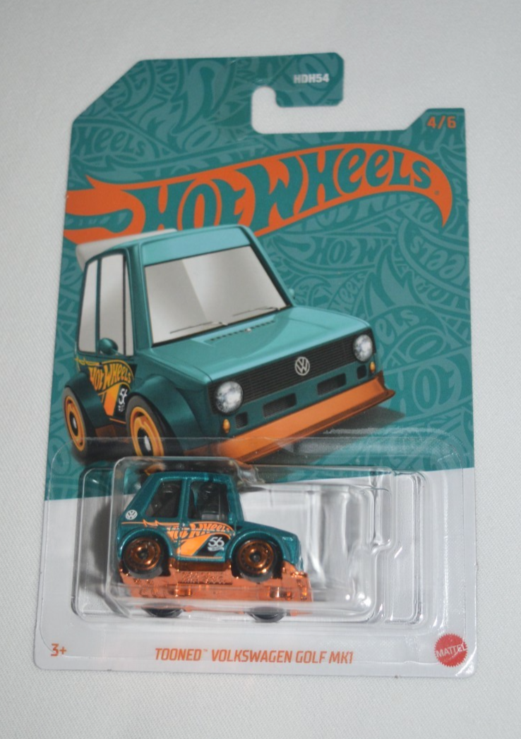 HOT WHEELS 2024 56TH. ANNIVERSARY - TOONED VOLKSWAGEN GOLF MK1