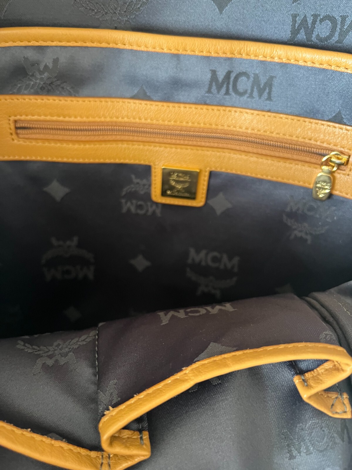 MCM Studs Backpack Rucksack Logogram MMK5SVE18CO0… - image 14