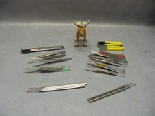 Electronic Tweezers Desco BeauTech Selecta Techni-tool Excelta Mixed Lot of 25 