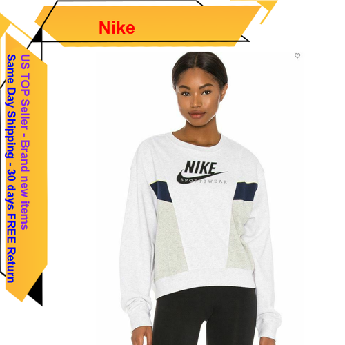 nike heritage crew fleece