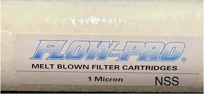Flow-Pro FPMB1-978 Melt Blown Filter Cartridge 1 Micron 9-7/8'' New and Sealed