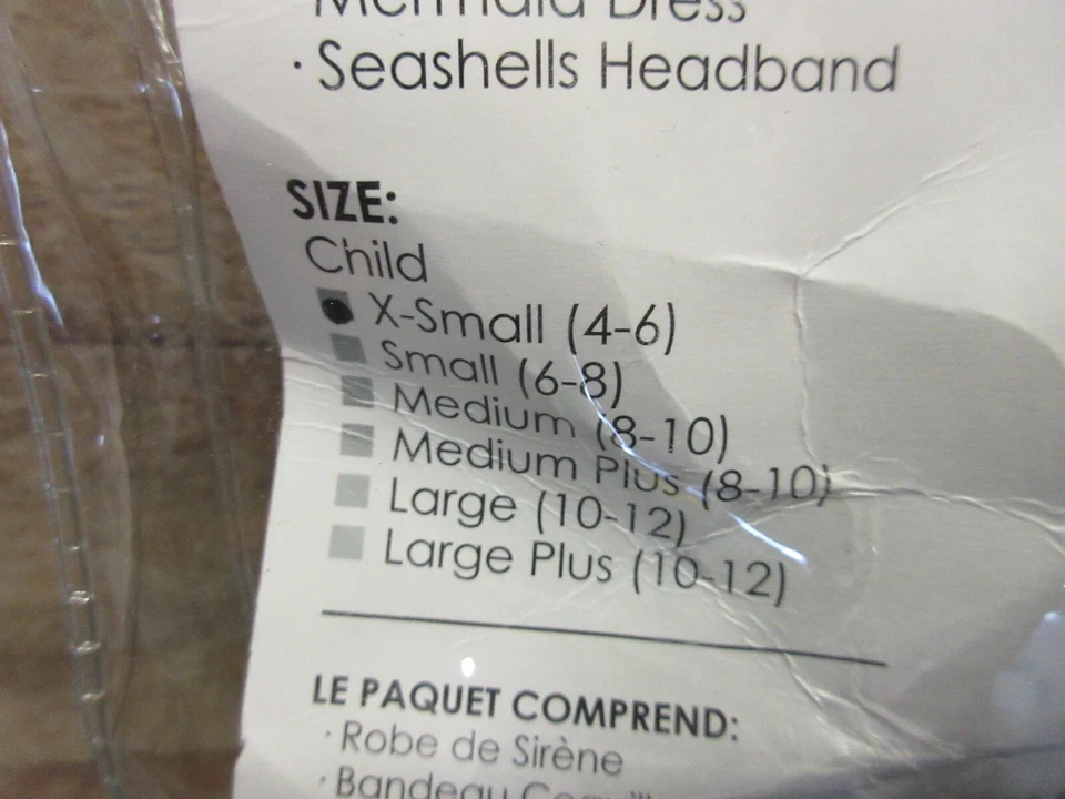 California Costumes Pretty Little Mermaid Girl's Child Costume Size XS 4-6 - Image 4 of 4