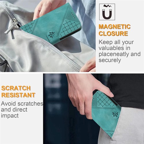 Leather Butterfly Wallet Phone Case For OPPO Reno 11F 12 13 Pro A80 A60 A40 A79 - Picture 47 of 57