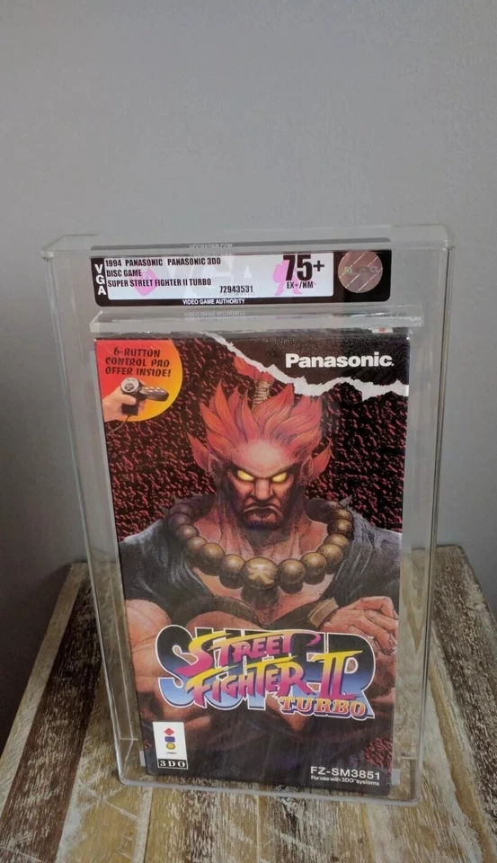 New ✹ SUPER STREET FIGHTER II TURBO 3DO GAME ✹ VGA 75+ GRADED ✹ SEALED CGC WATA - Image 2 of 4