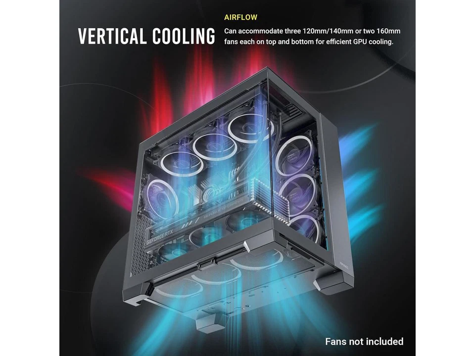 Antec C8, Fans not Included, RTX 40 Compatible, Dual-Chamber, tooless Design, Ty - Image 4 of 4