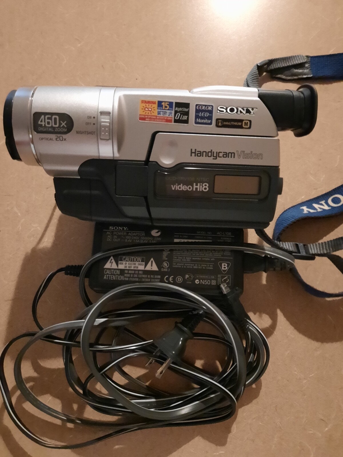 Sony Handycam CCDTRV108 Hi8 Analog Camcorder 27242600249 eBay