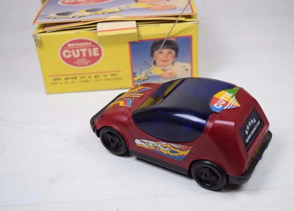 Vintage Collectible USSR CUTIE Radio Controlled Toy Car Boxed Missing Remote - Image 2 of 4