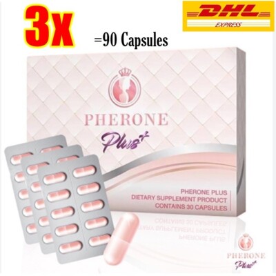 3x 30 Capsules PHERONE PLUS Supplement Skin Food Collagen Natural Extract