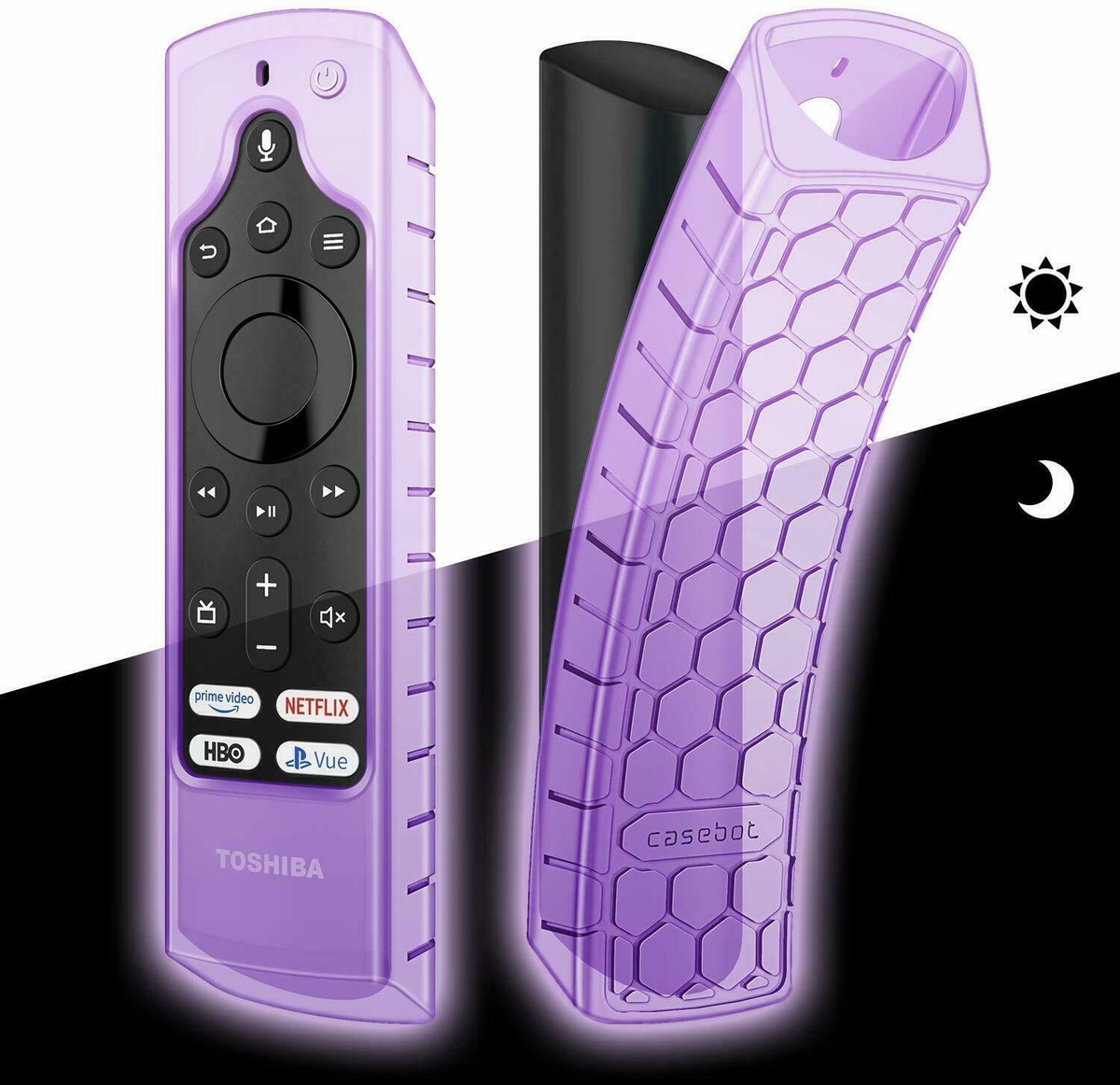 Fintie Silicone Case For Amazon/Insignia Fire TV Voice Remote (2019) - Honeycomb Design